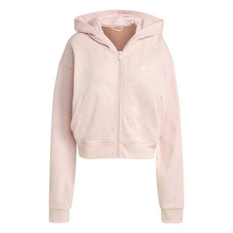 ESSENTIALS FRENCH TERRY CROPPED ZIP HOODIE - Runner