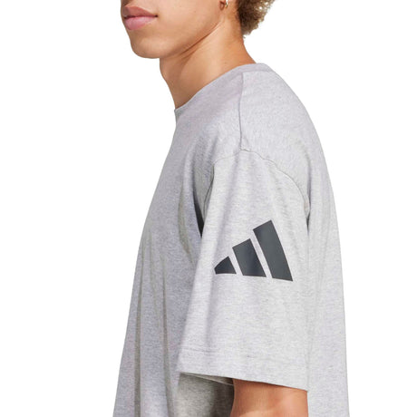 Essentials Loose Fit 3 Bar Logo T-Shirt - Runner