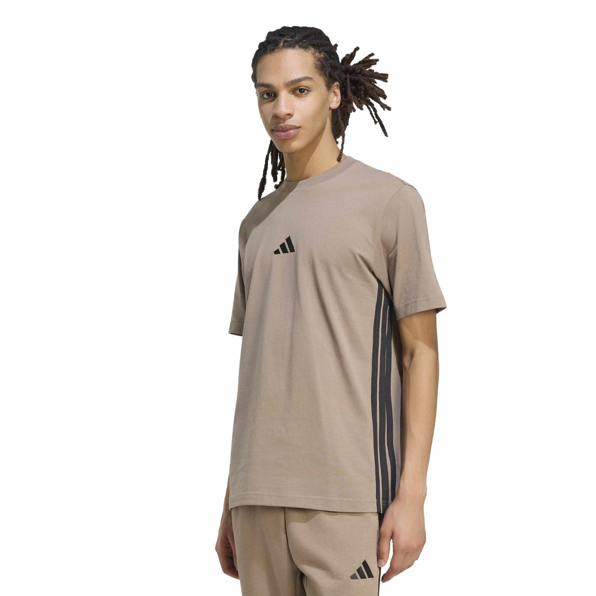 Essentials Three Stripes Single Jersey Tee - Runner