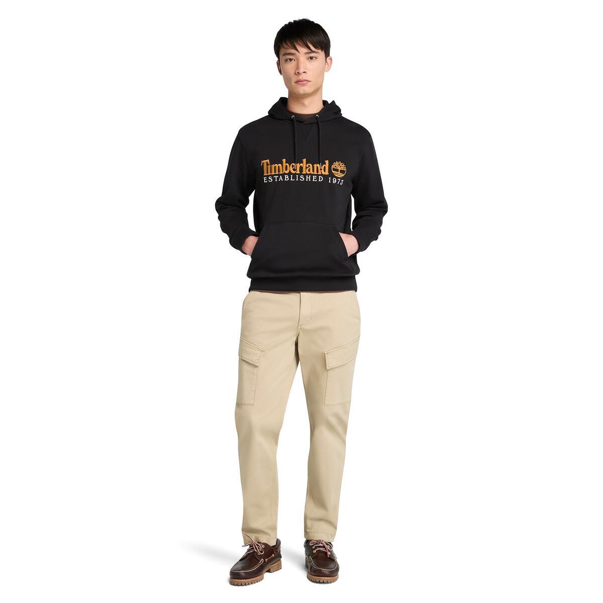 Established 1973 Embroidered Logo Loopback Hoodie - Runner