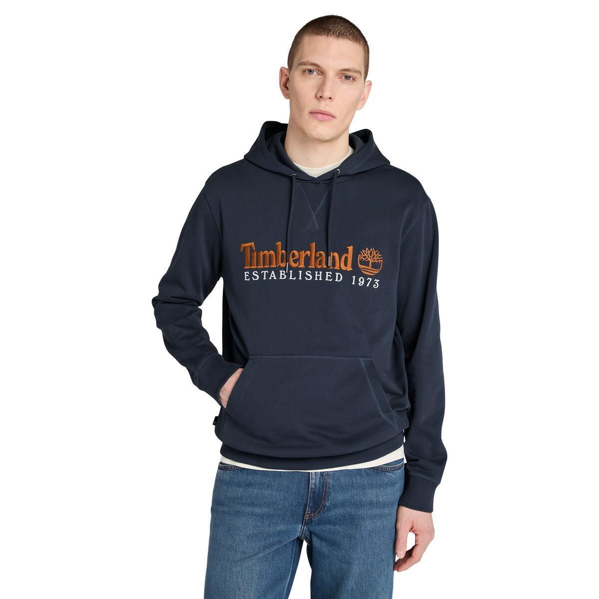Established 1973 Embroidered Logo Loopback Hoodie - Runner