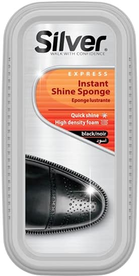 Express Black Shoe Polishing Sponge. SI3 - Runner