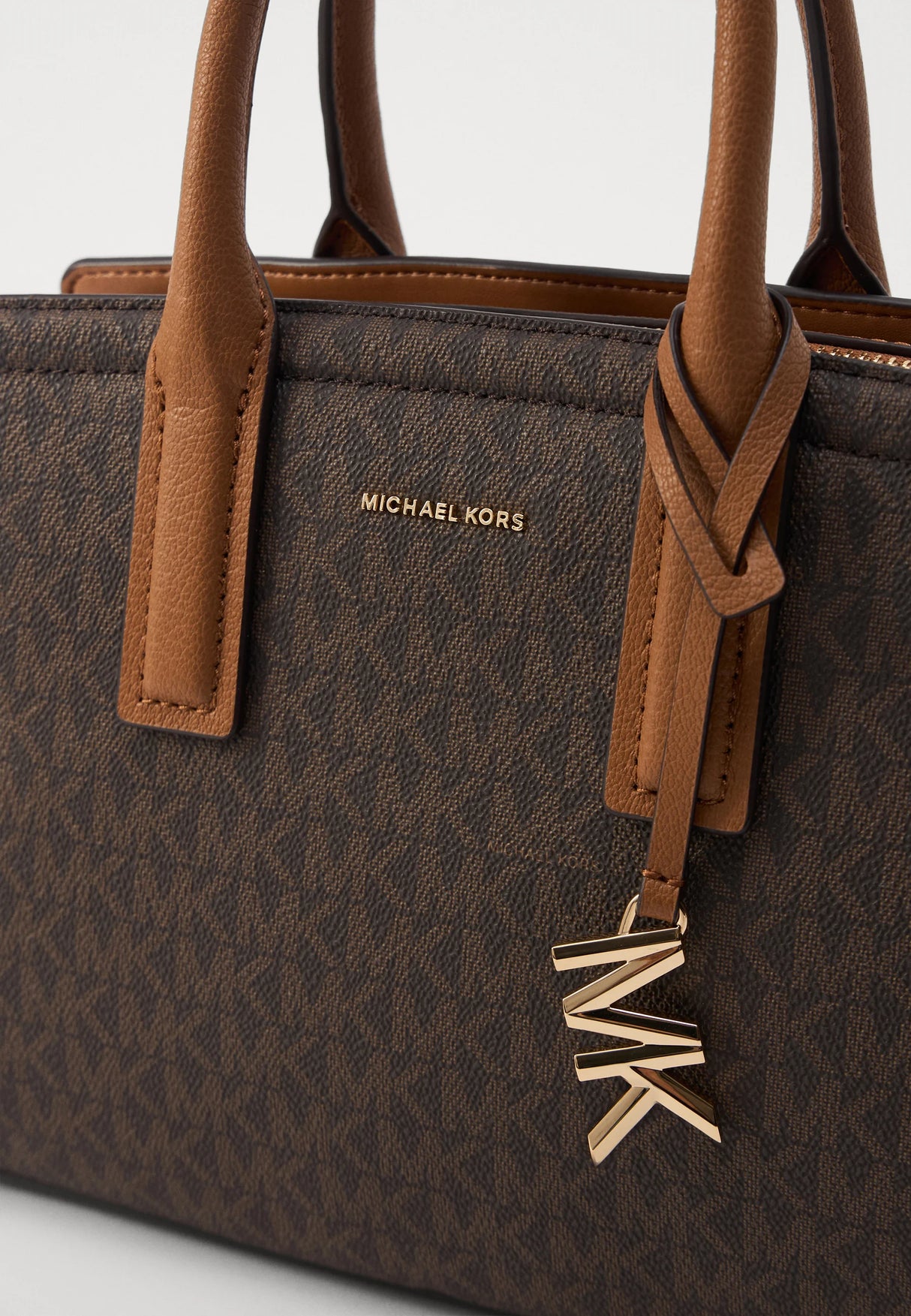 MICHAEL KORS LAILA SATCHEL - Handbag - brown Bag MK80