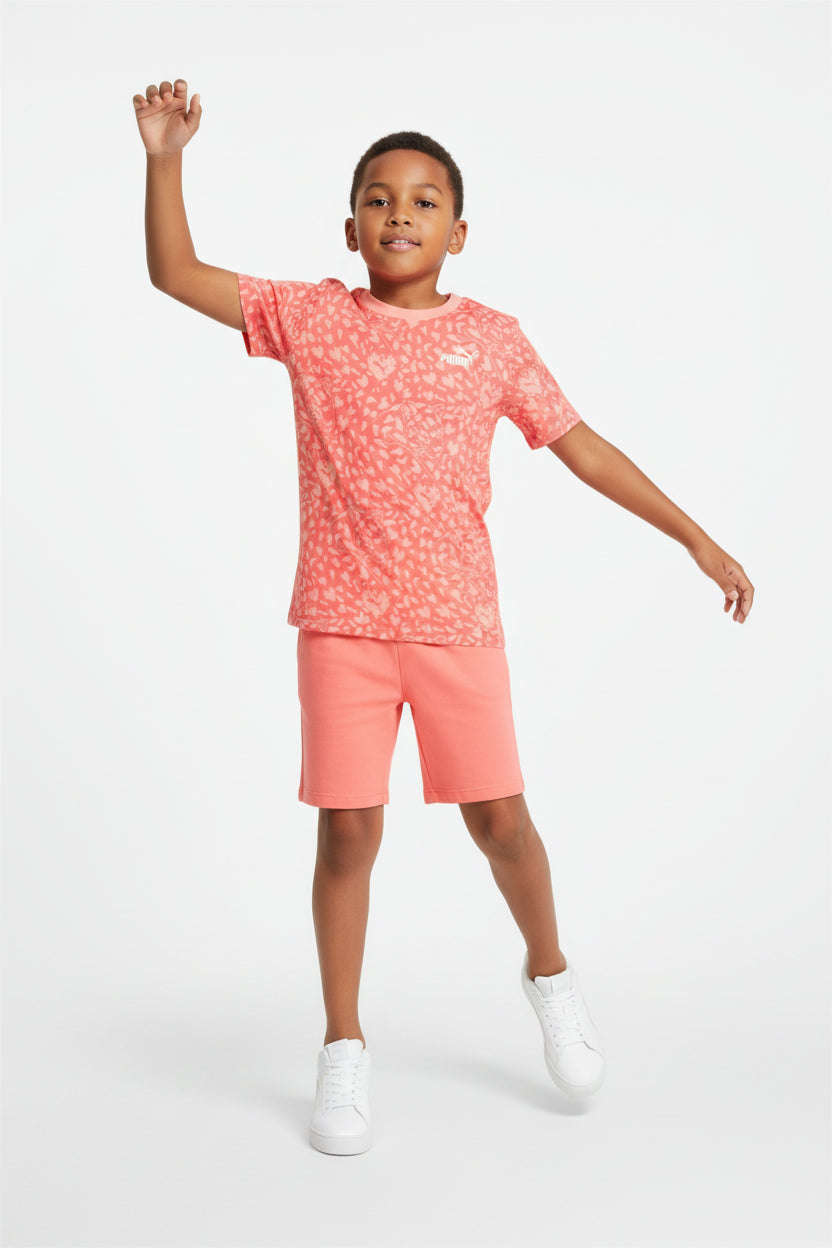 FLAMING LOVE AOP Tee - Runner
