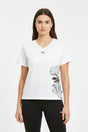 FLORAL RIBBON Graphic T-shirt Women - Runner