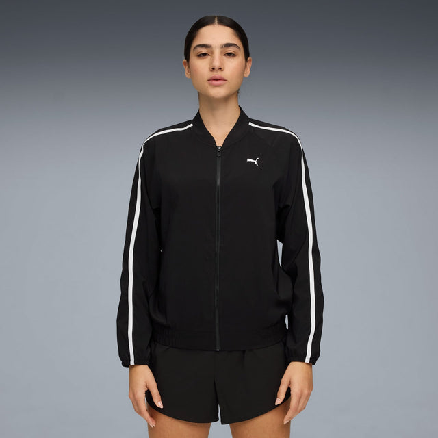 FLORAL RIBBON Woven Full Zip Women - Runner