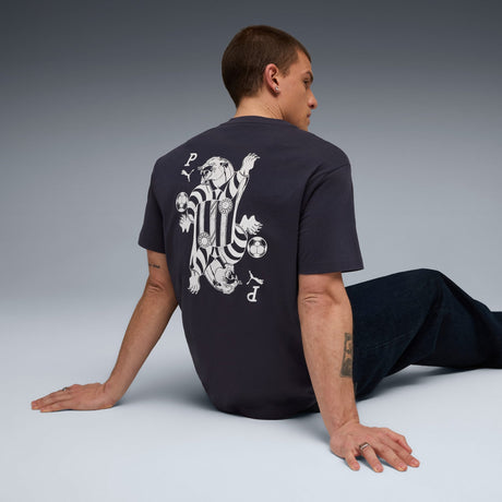 Graphic Card Play Relaxed T-shirt Men - Runner