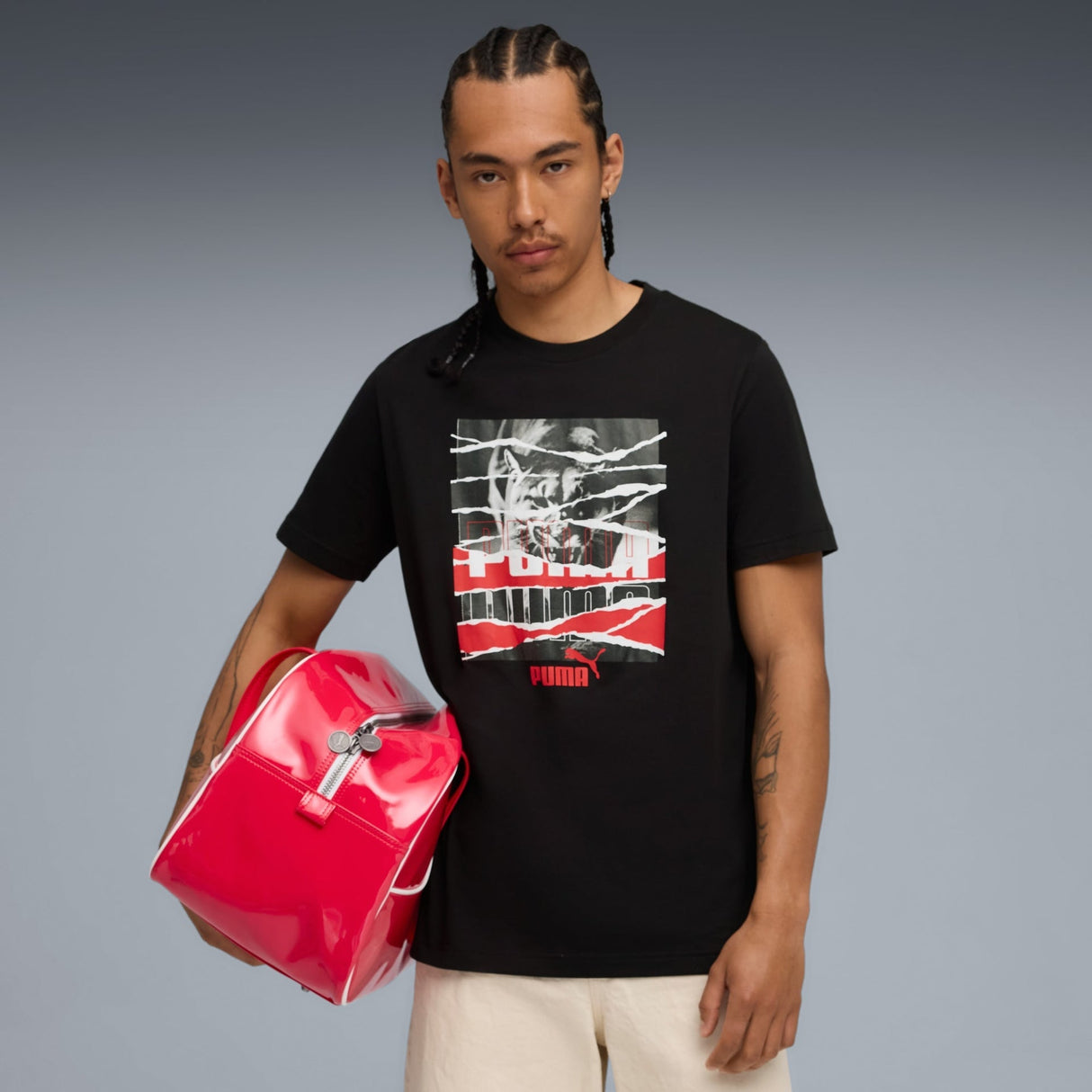 Graphic Photoprint Tee Men - Runner