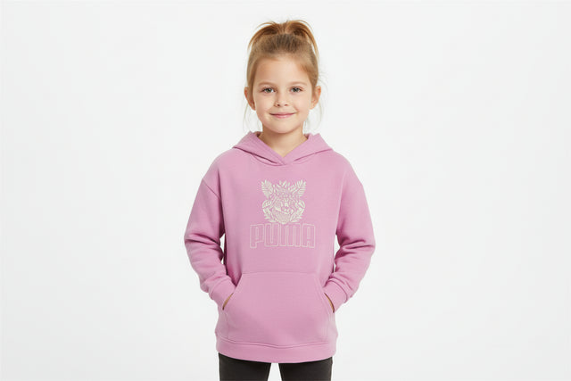 Graphic Print Hooded Sweatshirt - Runner