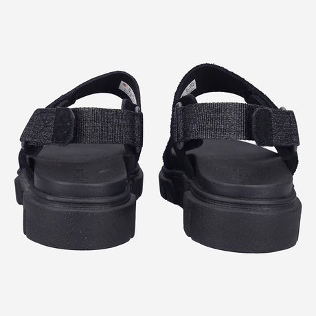 GREYFIELD SANDAL BACKSTRAP SANDAL BLACK SUEDE - Runner