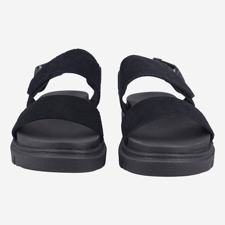 GREYFIELD SANDAL BACKSTRAP SANDAL BLACK SUEDE - Runner