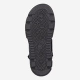 GREYFIELD SANDAL BACKSTRAP SANDAL BLACK SUEDE - Runner