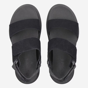 GREYFIELD SANDAL BACKSTRAP SANDAL BLACK SUEDE - Runner