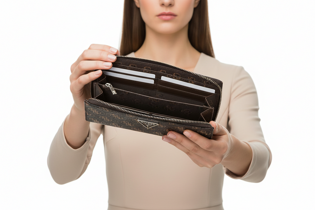 GUESS LAUREL Patterned Wallet GB451