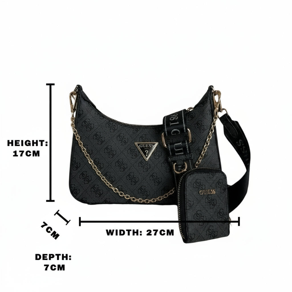 Guess Alexie Top Zip Shoulderbag - Runner