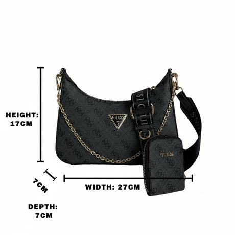 Guess Alexie Top Zip Shoulderbag - Runner