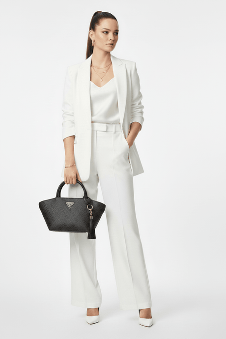 GUESS Bolena Mini Satchel in Grey GB544 - Runner