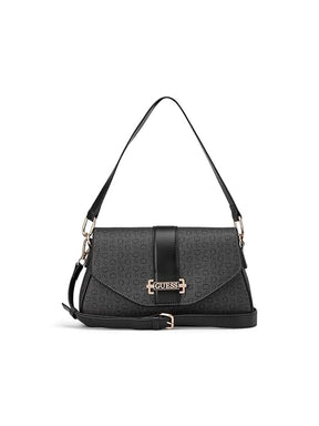 GUESS Charcoal Printed Erika Shoulder Bag GB563 - Runner