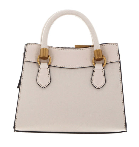 GUESS Coal Printed Nell Logo Satchel Bag - Runner