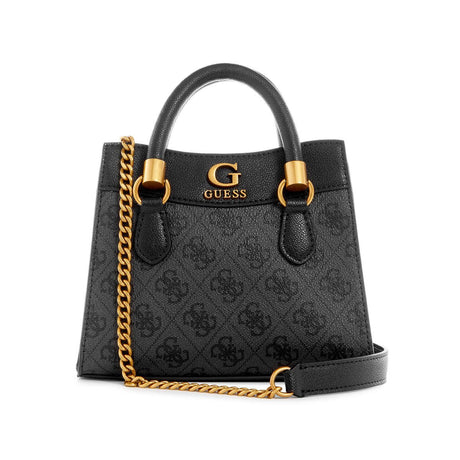 GUESS Coal Printed Nell Logo Satchel Bag - Runner