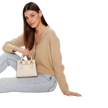 GUESS Coal Printed Nell Logo Satchel Bag - Runner