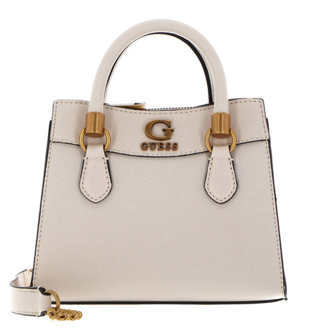 GUESS Coal Printed Nell Logo Satchel Bag - Runner