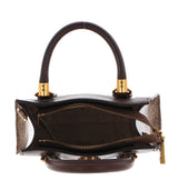 GUESS Coal Printed Nell Logo Satchel Bag - Runner