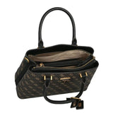 GUESS CORDELIA LOG HANDBAG - BROWN - GB341 - Runner