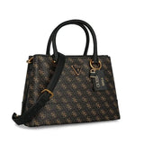 GUESS CORDELIA LOG HANDBAG - BROWN - GB341 - Runner