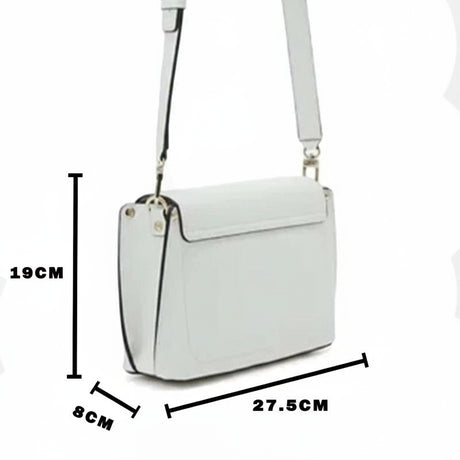 GUESS CORDELIA LOG HANDBAG - WHITE - G309 - Runner