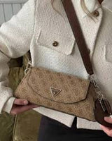 GUESS Cordelia Logo Flap Shoulder Bag GB520 - Runner