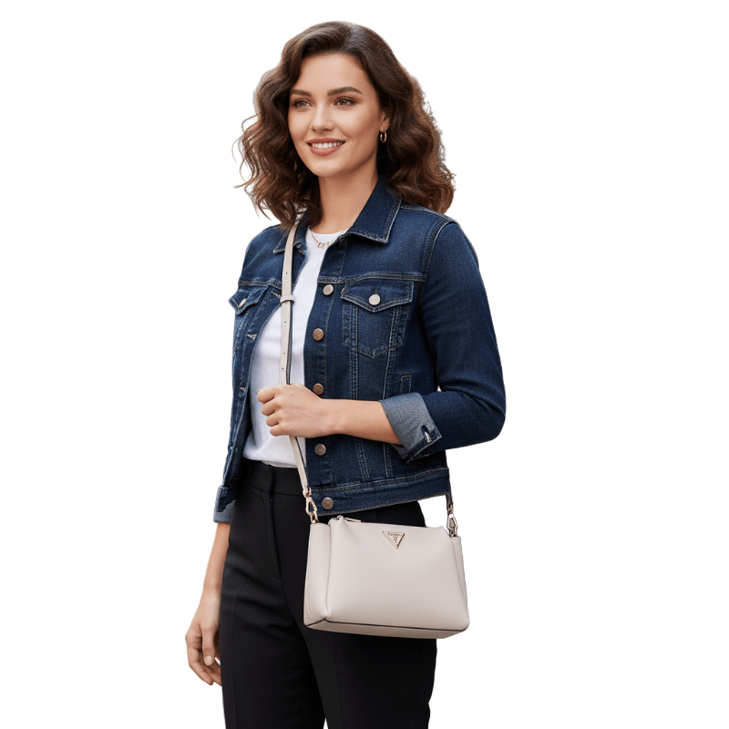 GUESS CORDELIA Logo Luxury Satchel shoulder bag GB265 - Runner