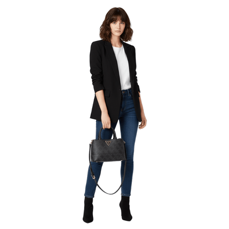 GUESS Cordelia Mini Satchel Handbag - grey - GB65 - Runner