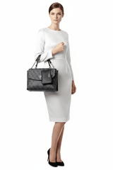 GUESS D CoaLog Women's Bag Eco Grey Handbag GB479 - Runner