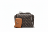 GUESS D CoaLog Women's Bag Eco Grey Handbag GB480 - Runner