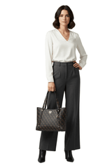 GUESS DARYNA SATCHEL Handbag Women - Runner