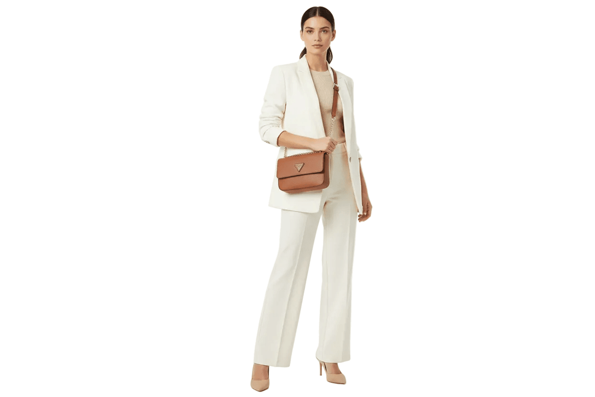 GUESS Eco Elements Convertible Xbody Flap Cognac - Runner