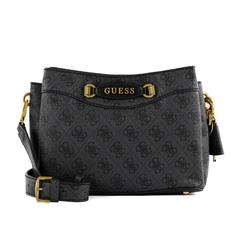 Guess Emera Logo Girlfriend Crossbody Top Zip Bag - Runner