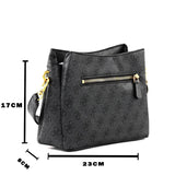 Guess Emera Logo Girlfriend Crossbody Top Zip Bag - Runner