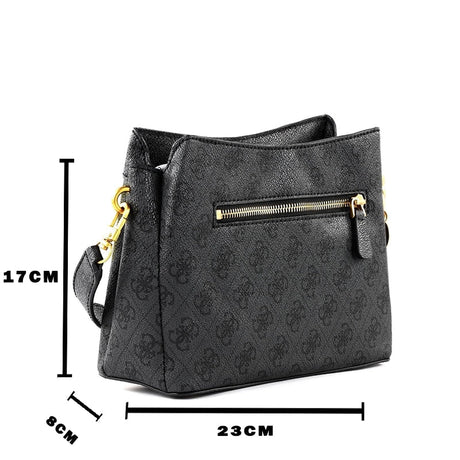 Guess Emera Logo Girlfriend Crossbody Top Zip Bag - Runner