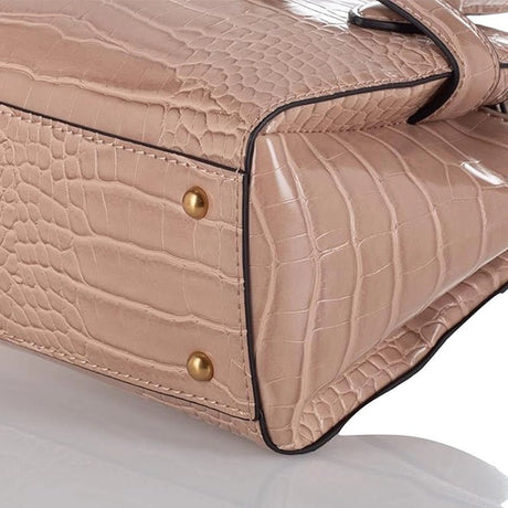 GUESS Enisa Satchel BAG - BEIGE - GB189 - Runner