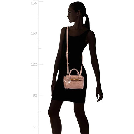 GUESS Enisa Satchel BAG - BEIGE - GB189 - Runner