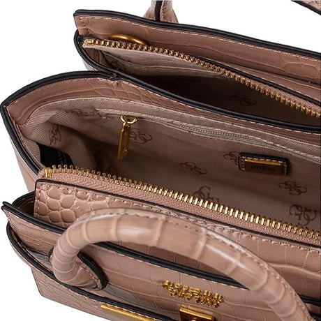 GUESS Enisa Satchel BAG - BEIGE - GB189 - Runner