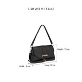 GUESS Erika Flap Crossbody Bag BLACK GB529 - Runner