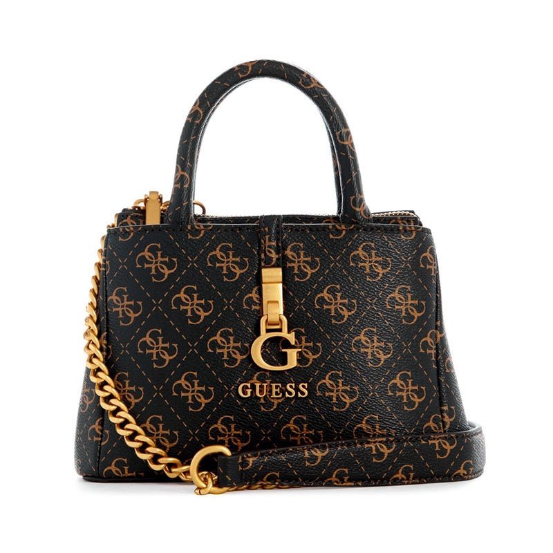 GUESS G James 4G peony logo handbag - GREY - Runner