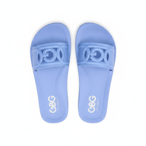 GUESS GBG Los Angeles Treabar Slide Women-BLU SLW8 - Runner