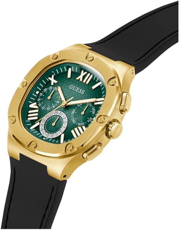 GUESS Gold - Tone Translucent Dial Multifunction Watch GGM12 - Runner