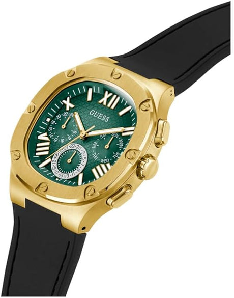 GUESS Gold - Tone Translucent Dial Multifunction Watch GGM12 - Runner