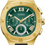 GUESS Gold - Tone Translucent Dial Multifunction Watch GGM12 - Runner