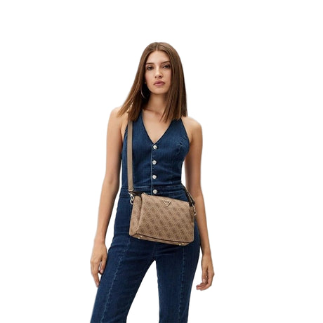 GUESS IWONA - Across body bag - LATTE - GBZ25 - Runner